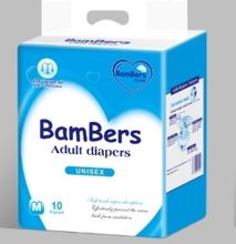 BAMBER ADULT DIAPER BRIEFS - 10PCS PACK